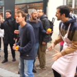 photo flashmob orange